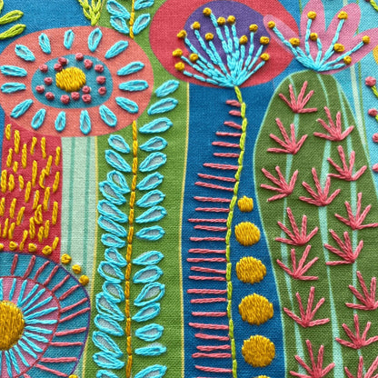 🔥LAST DAY 49% OFF-Interesting Cactus Hand Embroidery Kit