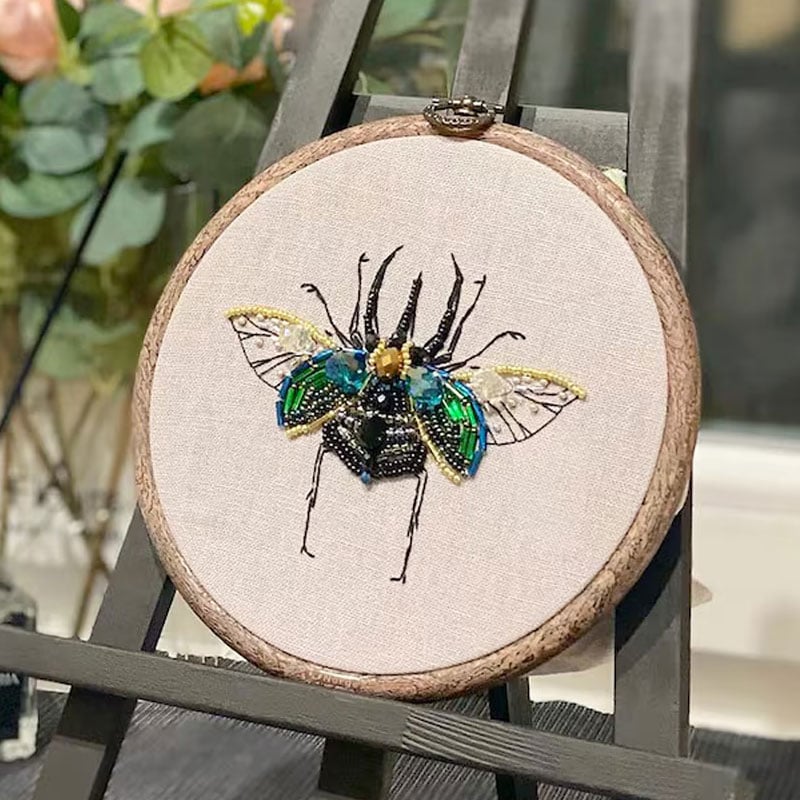 Kolaich Handmade Gorgeous Beetle Embroidery