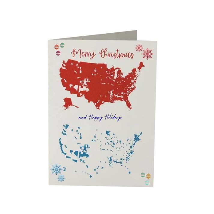 🎄2024 Merry Christmas America Card